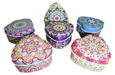 Heart shaped tin storage boxes containers gift box -BIG (pack of Any 1)